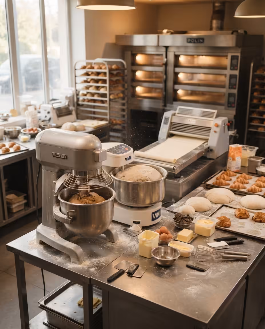 Equipamentos de preparo para Padaria e Confeitaria