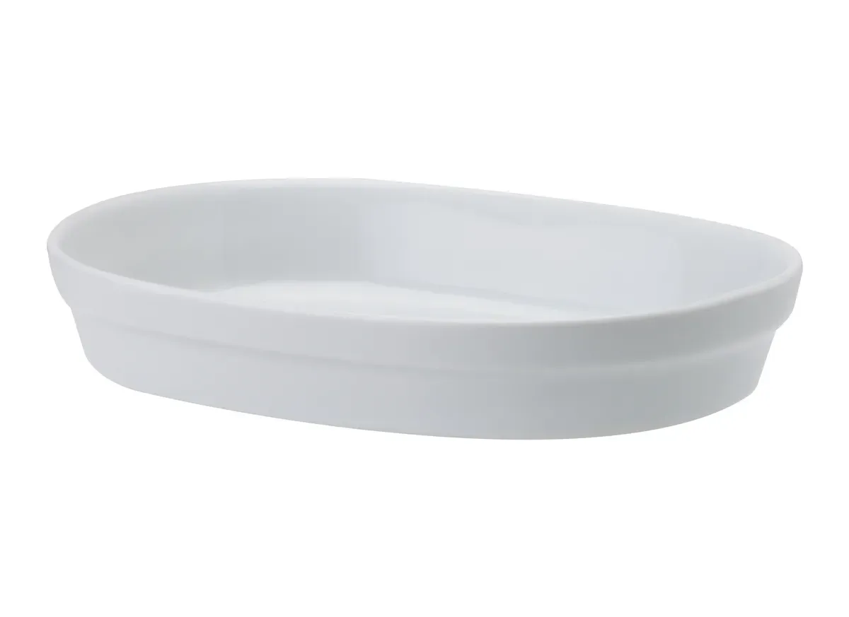 Forma para Lasanha Oval Porcelana Branca 1,8 L Schmidt - SCH 473 — imagem 2