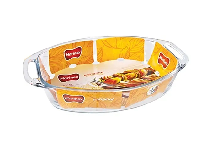 Assadeira de Vidro Oval 3,2 L Média Seletta Nadir - NAF 072 — imagem 2