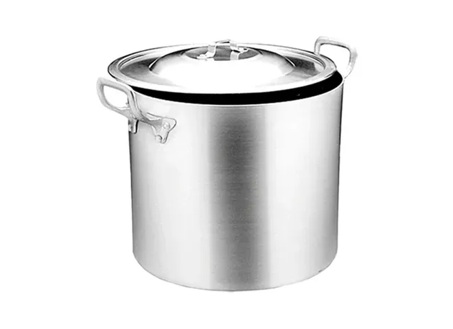 Caldeirão Alumínio com Tampa 38 L 38 cm Hotel Vigor - VIG 069 — imagem 2