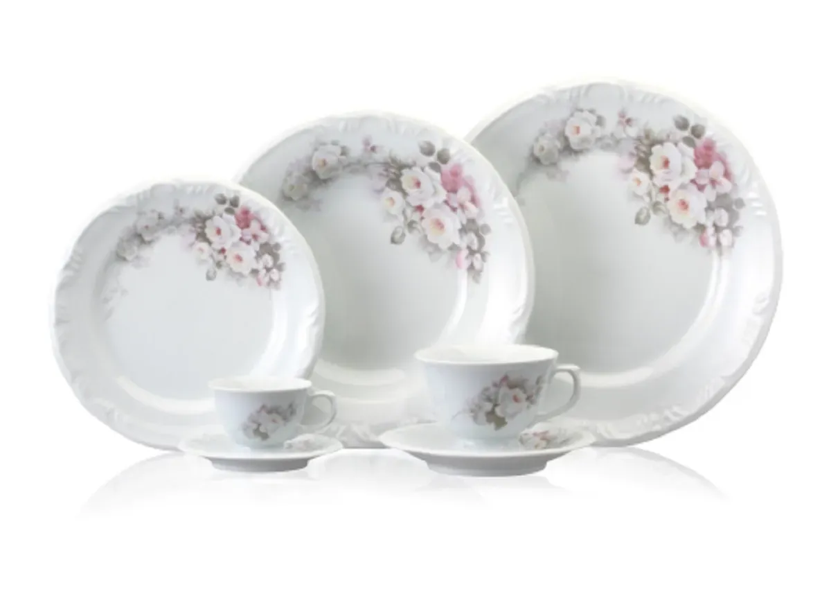 Aparelho de Jantar, Chá e Café 42 Peças Porcelana Eterna Schmidt - SCH 179 — imagem 2