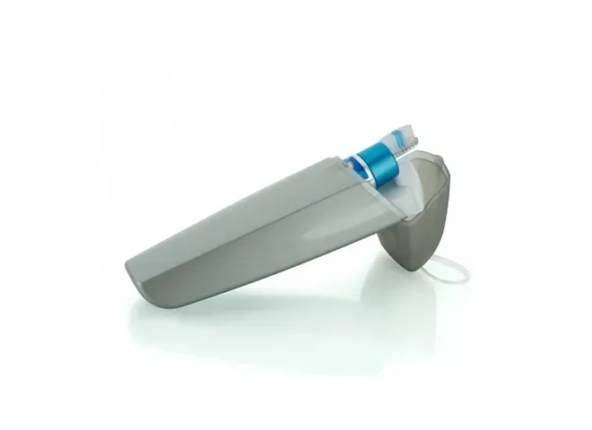 Porta Escova de Dentes Plástico Cinza Dental Up OU - MTP 526 — imagem 2