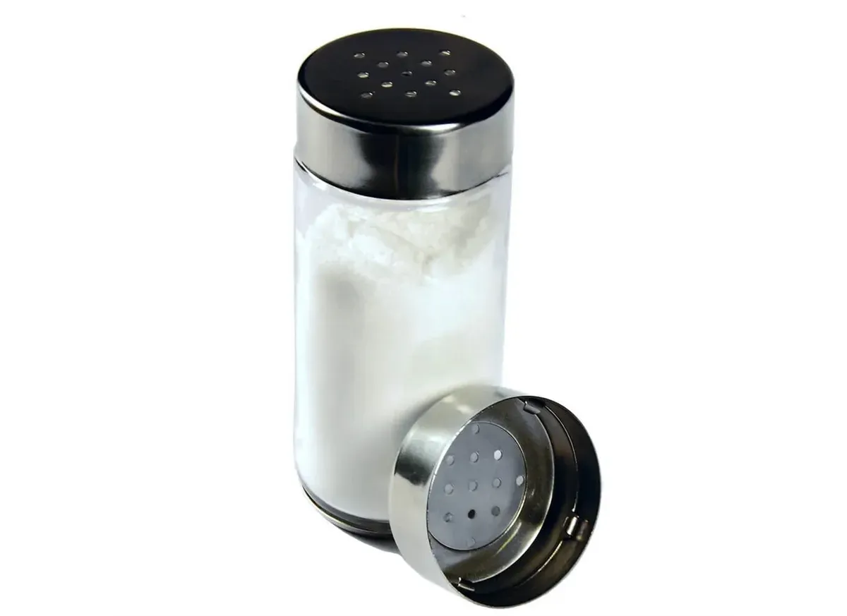 Saleiro Vidro Com Tampa e Base Aço Inox Allissan Inox - ALI 001 — imagem 2