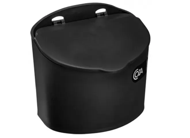 Saleiro Plástico com Tampa 500 g Preto Coza - BRX 555 — imagem 2