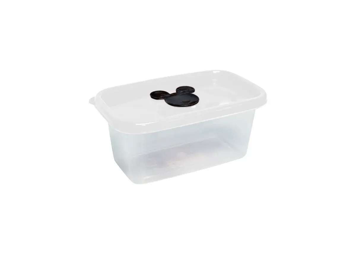 Pote com Válvula Retangular 380 ml Mickey Plasútil - PLS 122 — imagem 2