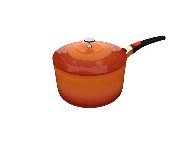 Panela Revestimento Cerâmico Cabo Destacável 18 cm Le Cook - MMX 399 — imagem 2