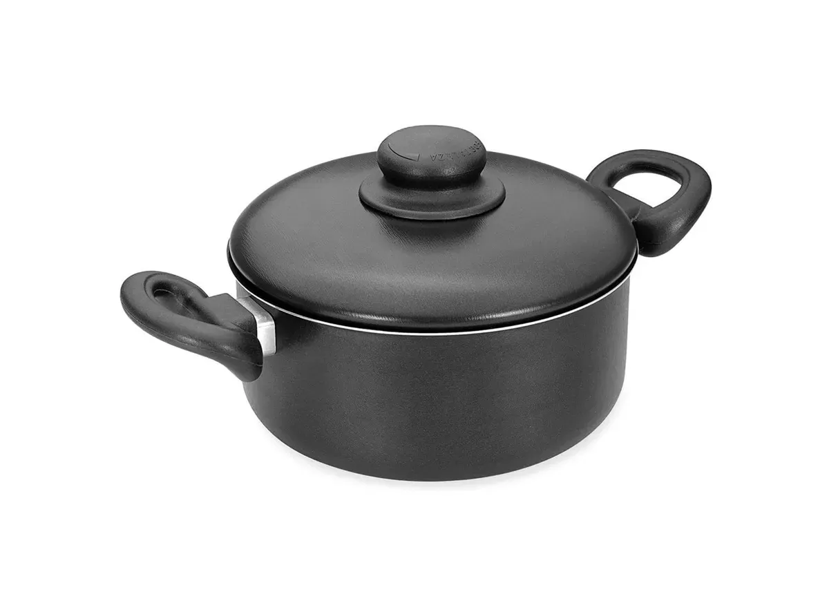 Caçarola Alumínio Antiaderente com Tampa e Alças 26 cm Super Black Fortaleza - FTZ 122 — imagem 2