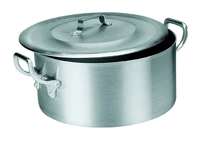 Caçarola Alumínio com Tampa 30 cm 9,5 L Hotel Vigor - VIG 049 — imagem 2