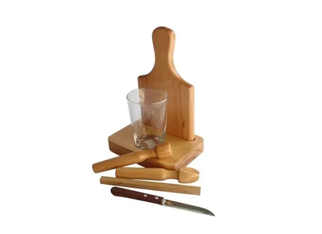 Conjunto para Caipirinha 7 Peças MS Madeiras - MSM 024 — imagem 2