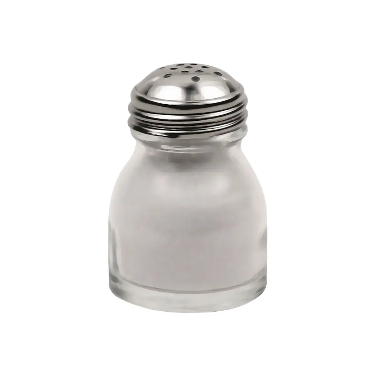 Saleiro/Pimenteiro Vidro Tampa Aço Inox Globo - GLB 015 — imagem 2