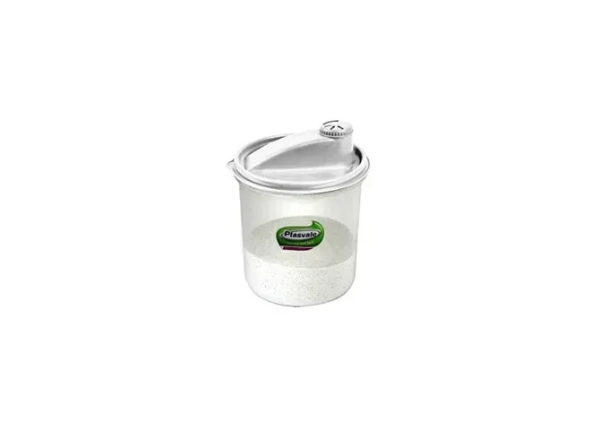 Farinheira/Açucareiro Plástico com Tampa 900 ml Plasvale - PVL 035 — imagem 2