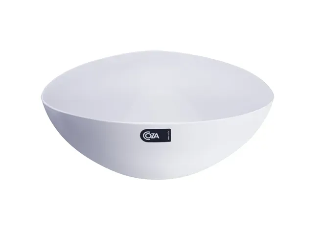 Saladeira Plástica Triangular 5 L Branca Coza - BRI 208 — imagem 2