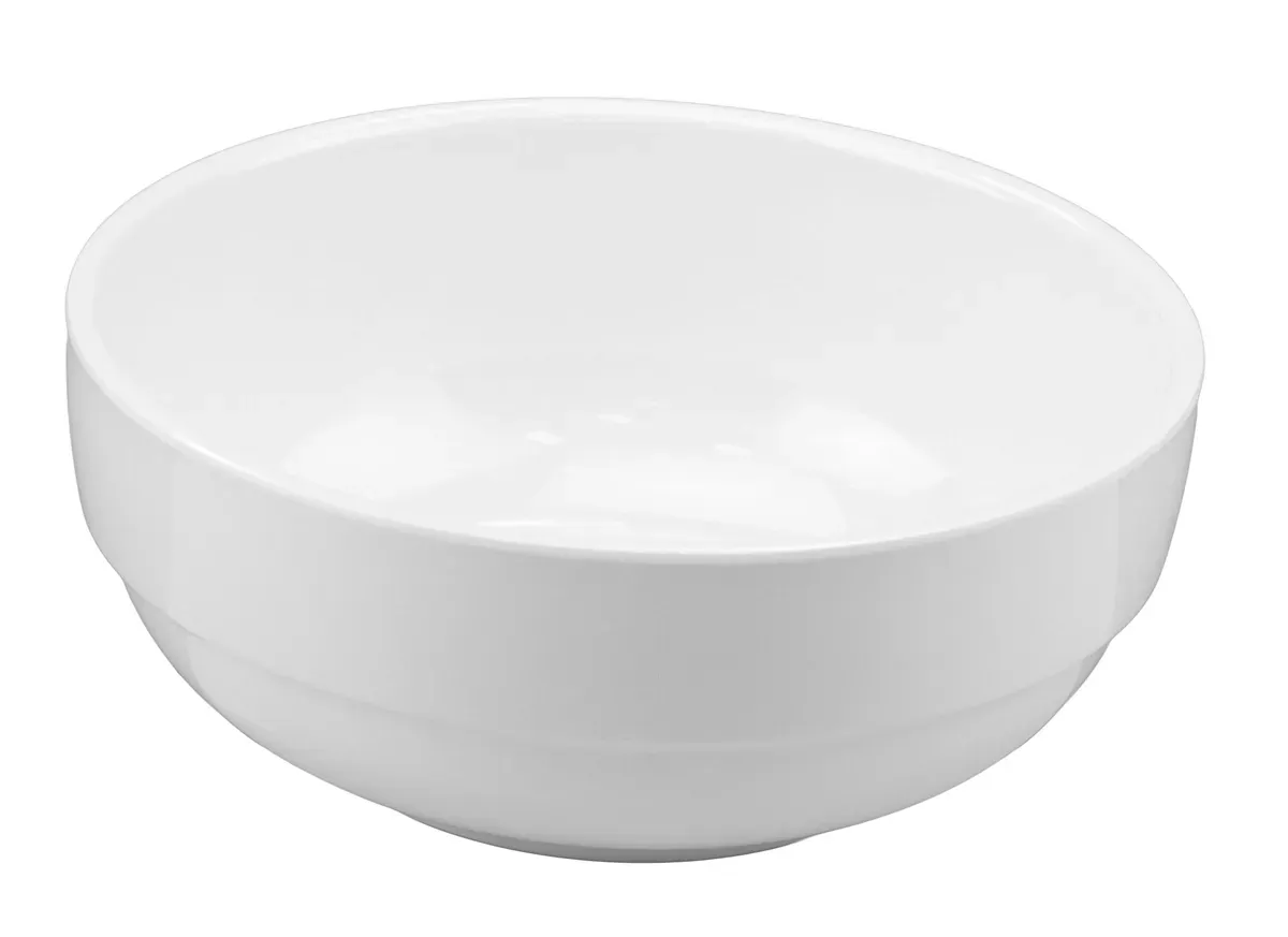 Saladeira Empilhável Melamina 310 ml Branca Profissional Gourmet Mix - MMX 332 — imagem 2