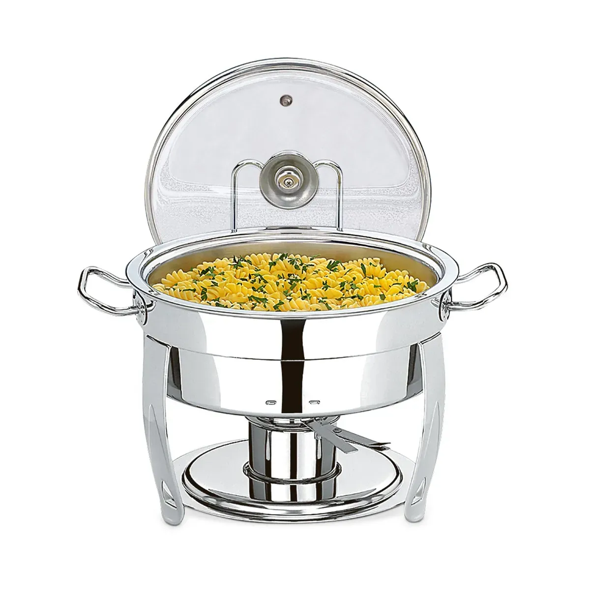 Rechaud Banho Maria Redondo Aço Inox 5 L Savoy Brinox - BRX 943 — imagem 2