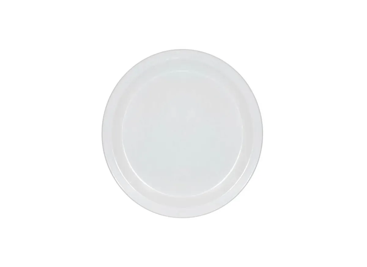 Prato Raso Policarbonato 19 cm Branco Ellegance Vemplast - VEM 026 — imagem 2