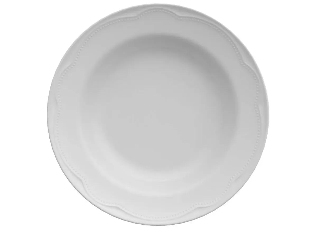 Prato Fundo Porcelana 20,5 cm Branco Cottage Germer - GMR 039 — imagem 2