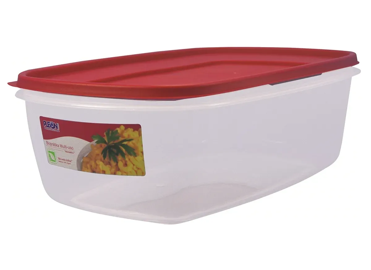 Pote Hermético Plástico Oval 9,5 L Bioprátika Pleion - PLE 039 — imagem 2