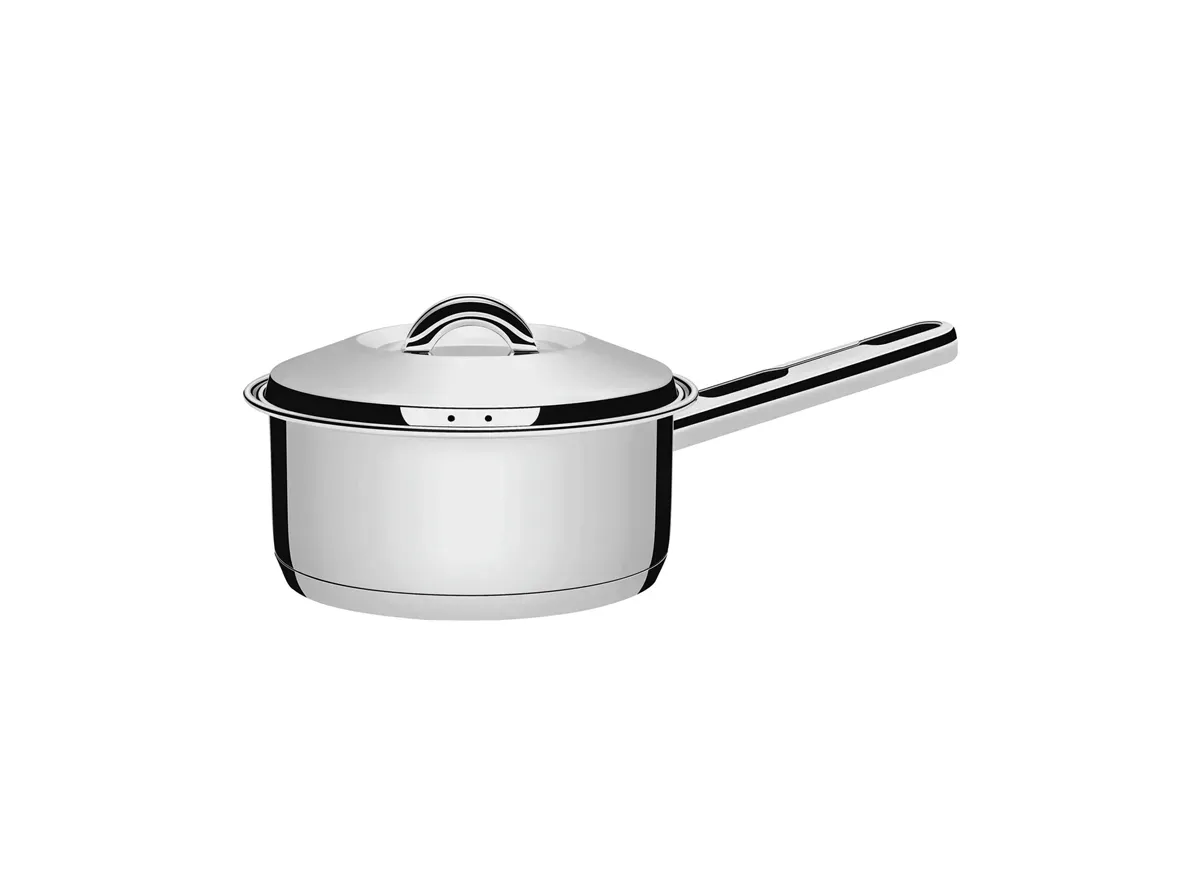 Panela Aço Inox Rasa Fundo Triplo 16 cm Solar Tramontina - TRM 947 — imagem 2