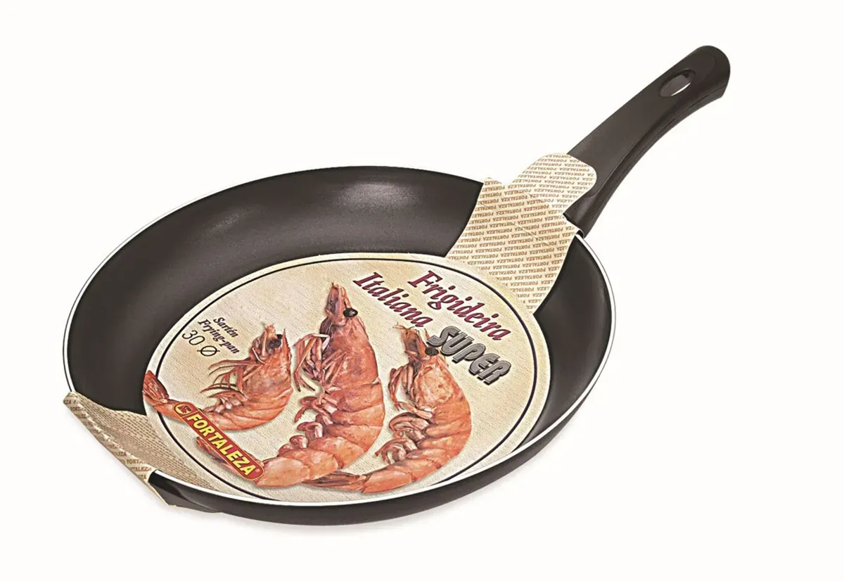 Frigideira Alumínio com Revestimento 27 cm Italiana Super Black Fortaleza - FTZ 117 — imagem 2