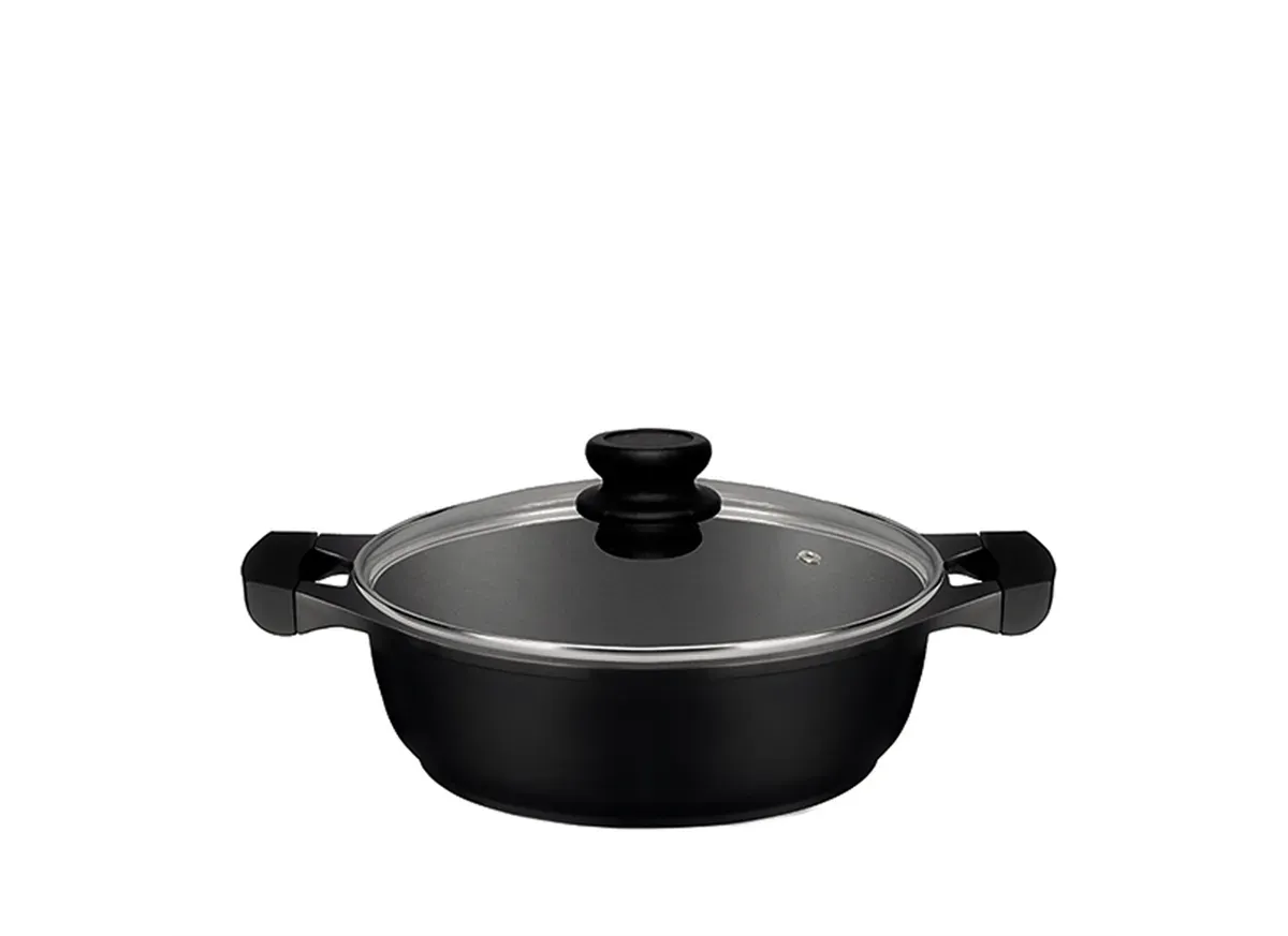 Caçarola Antiaderente Preta 26 cm Linha Biocook Jomafe - JOM 004 — imagem 2