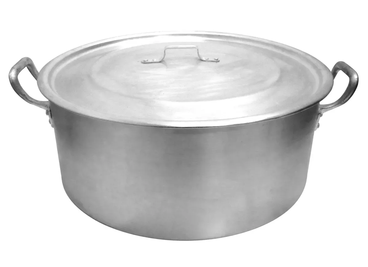Caçarola Alumínio com Tampa 36 cm 17 L Hotel Vigor - VIG 052 — imagem 2