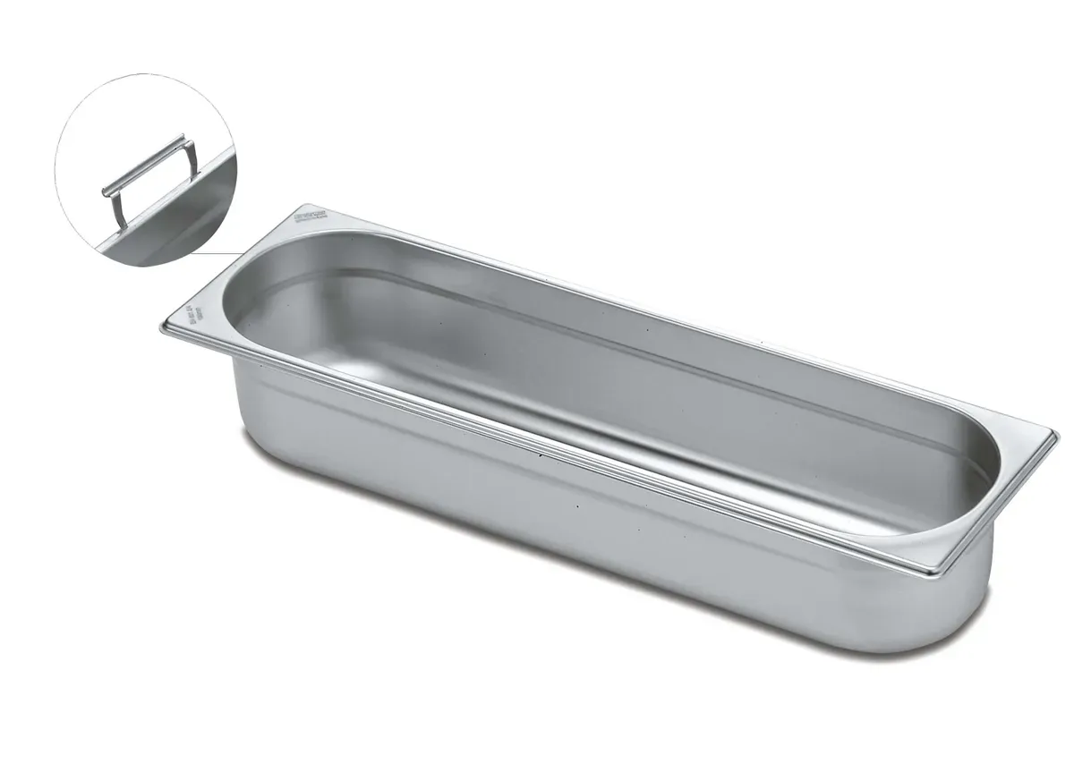 Cuba Gastronômica GN 2/4 x 65 mm Aço Inox com Alças Móveis Tramontina - TRM 766 — imagem 2