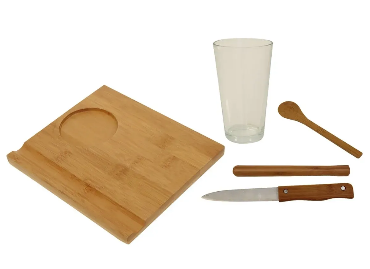 Conjunto de Caipirinha 5 Peças Bambu Mor - OMM 099 — imagem 2