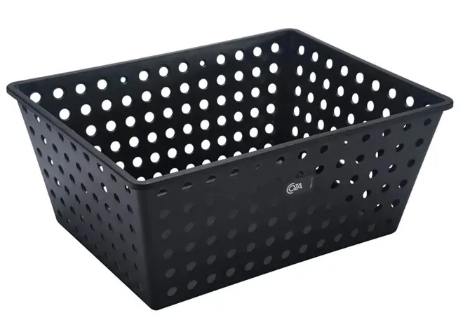 Cesta Organizadora Grande Preta Coza - BRX 722 — imagem 2