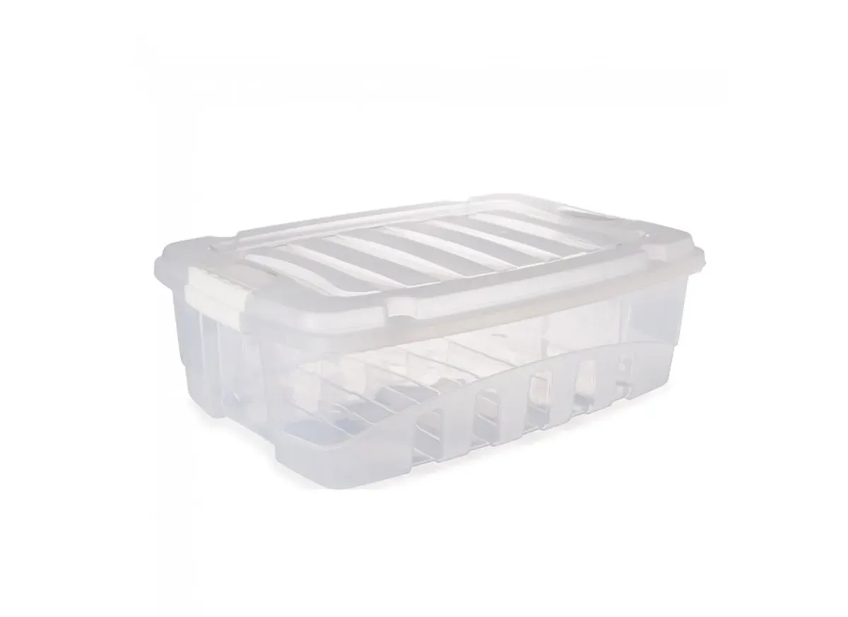 Caixa Organizadora Plástica Com Tampa 26,5 L Gran Box Plasútil - PLS 220 — imagem 2
