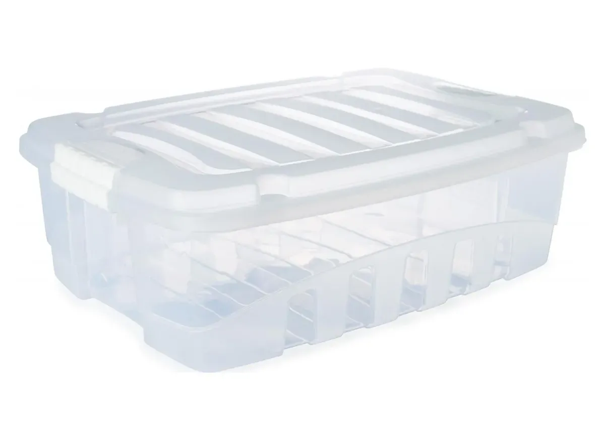 Caixa Organizadora Plástica Com Tampa 38 L Gran Box Plasútil - PLS 221 — imagem 2