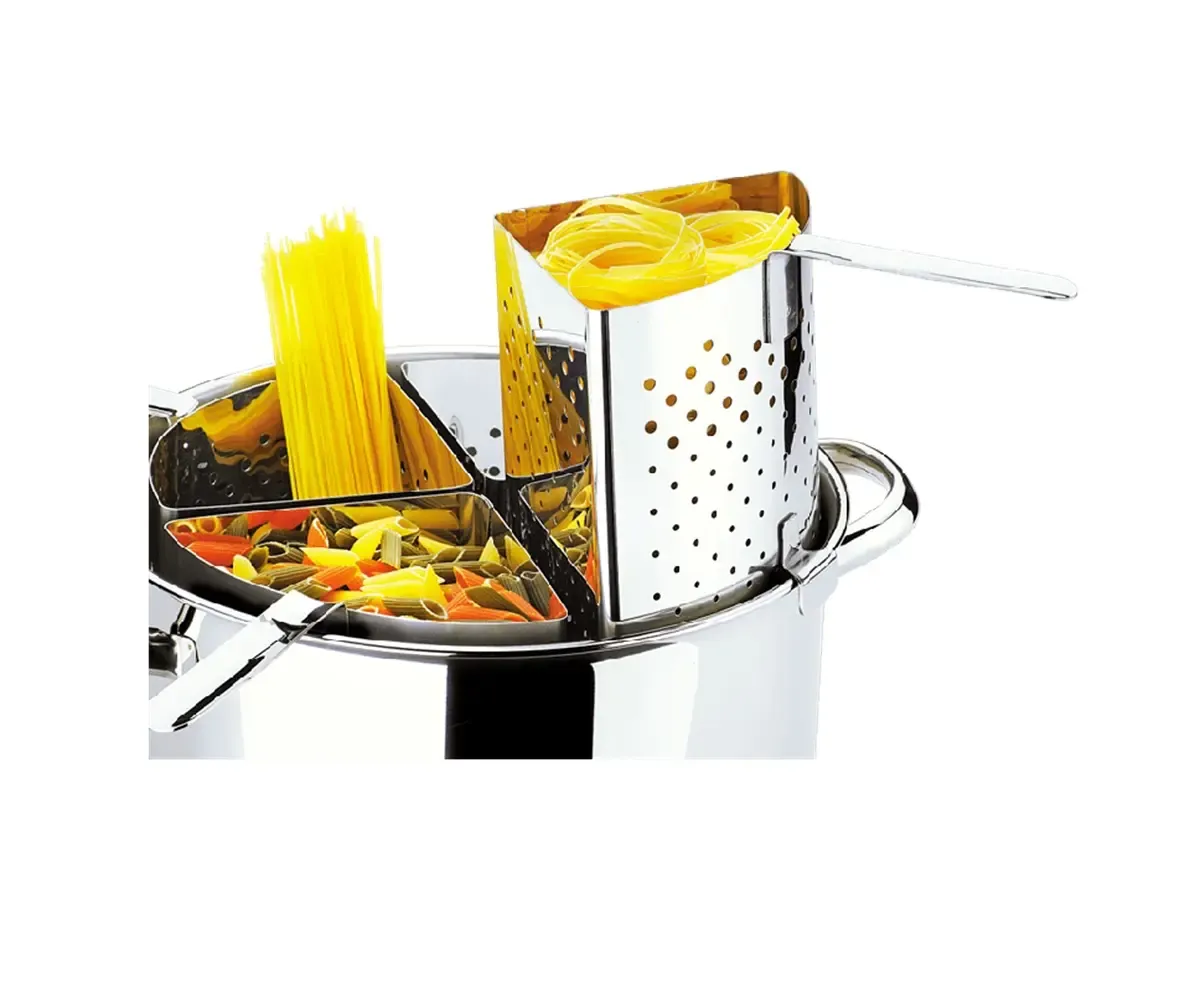 Espagueteira Aço Inox 4 Divisões 10 L Savoy Brinox - BRX 023 — imagem 3