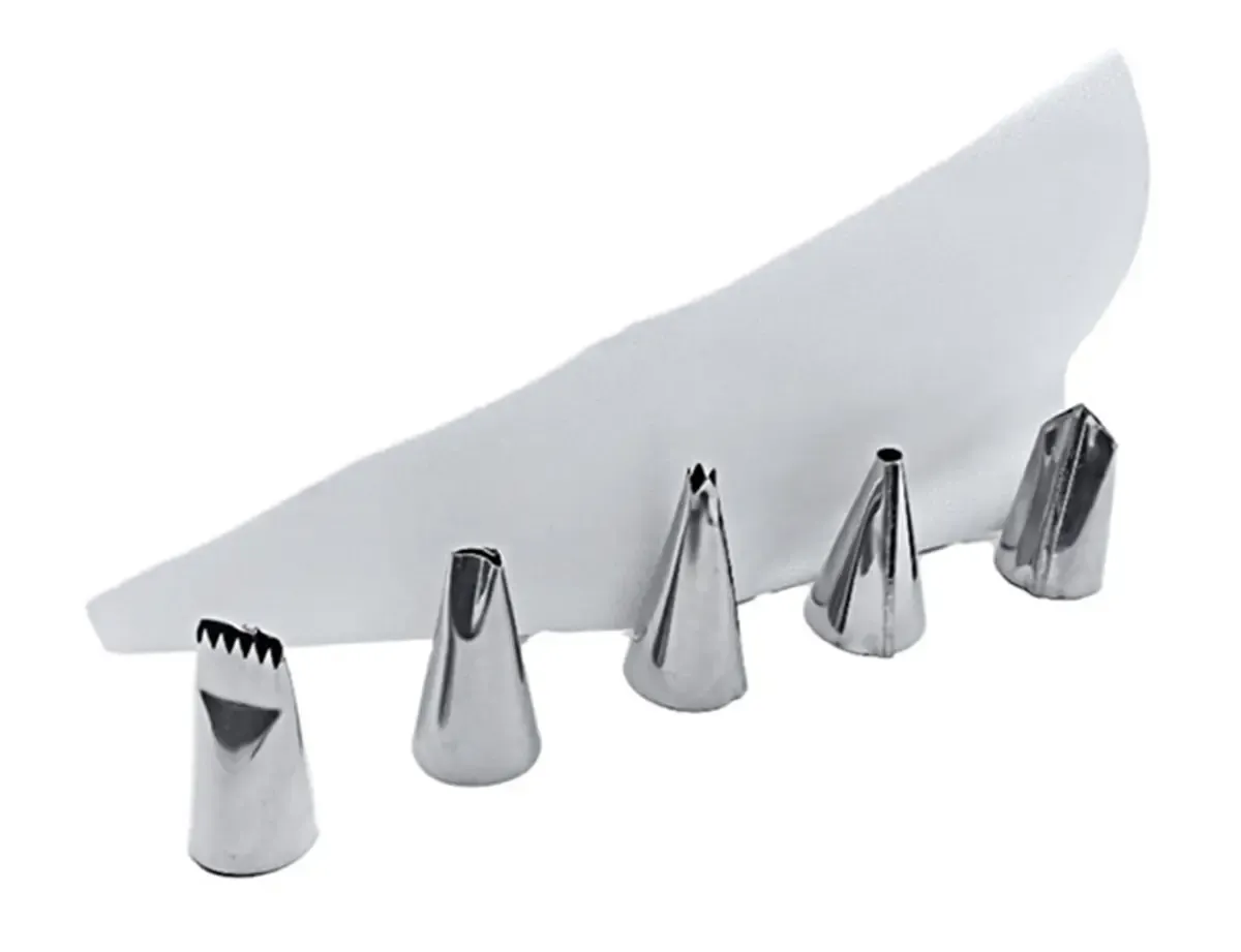 Kit para Confeitar com 5 Bicos e 1 Saco Doupan - DOU 440 — imagem 1