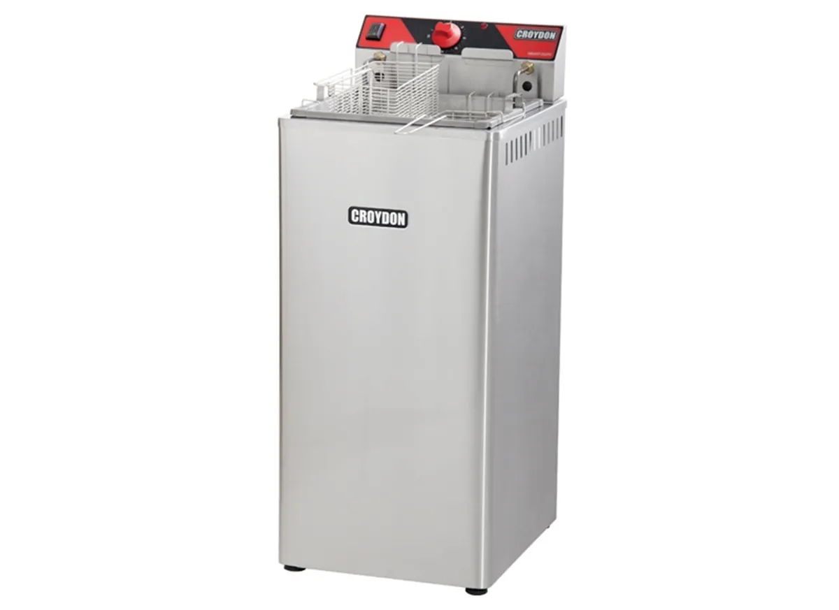Fritadeira Elétrica Aço Inox 1 Cuba e 2 Cestos  220 V - FA25-2 - Croydon - 0CY 035 — imagem 2