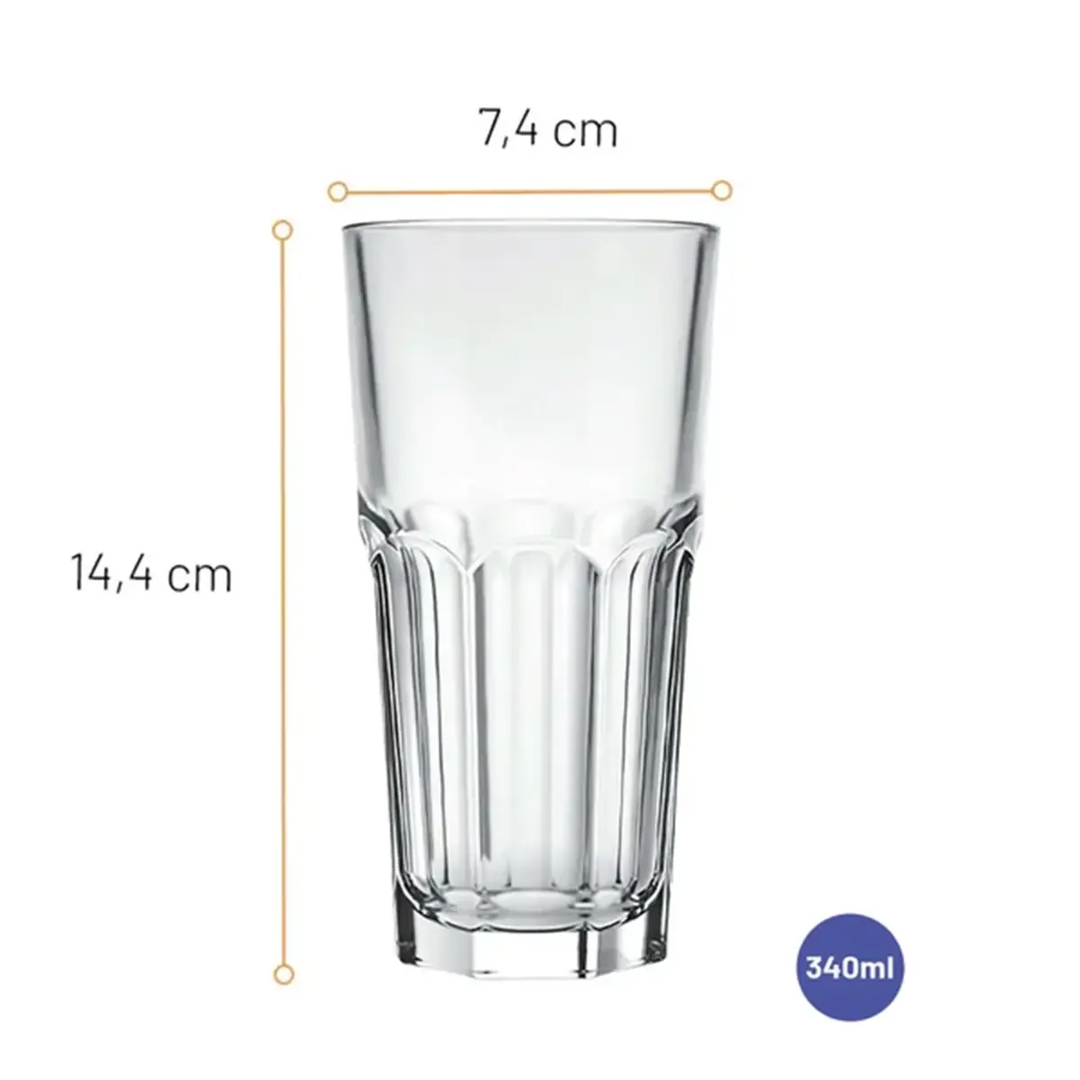 Copo Long Drink 340 ml Bristol Nadir - NAF 025 — imagem 2