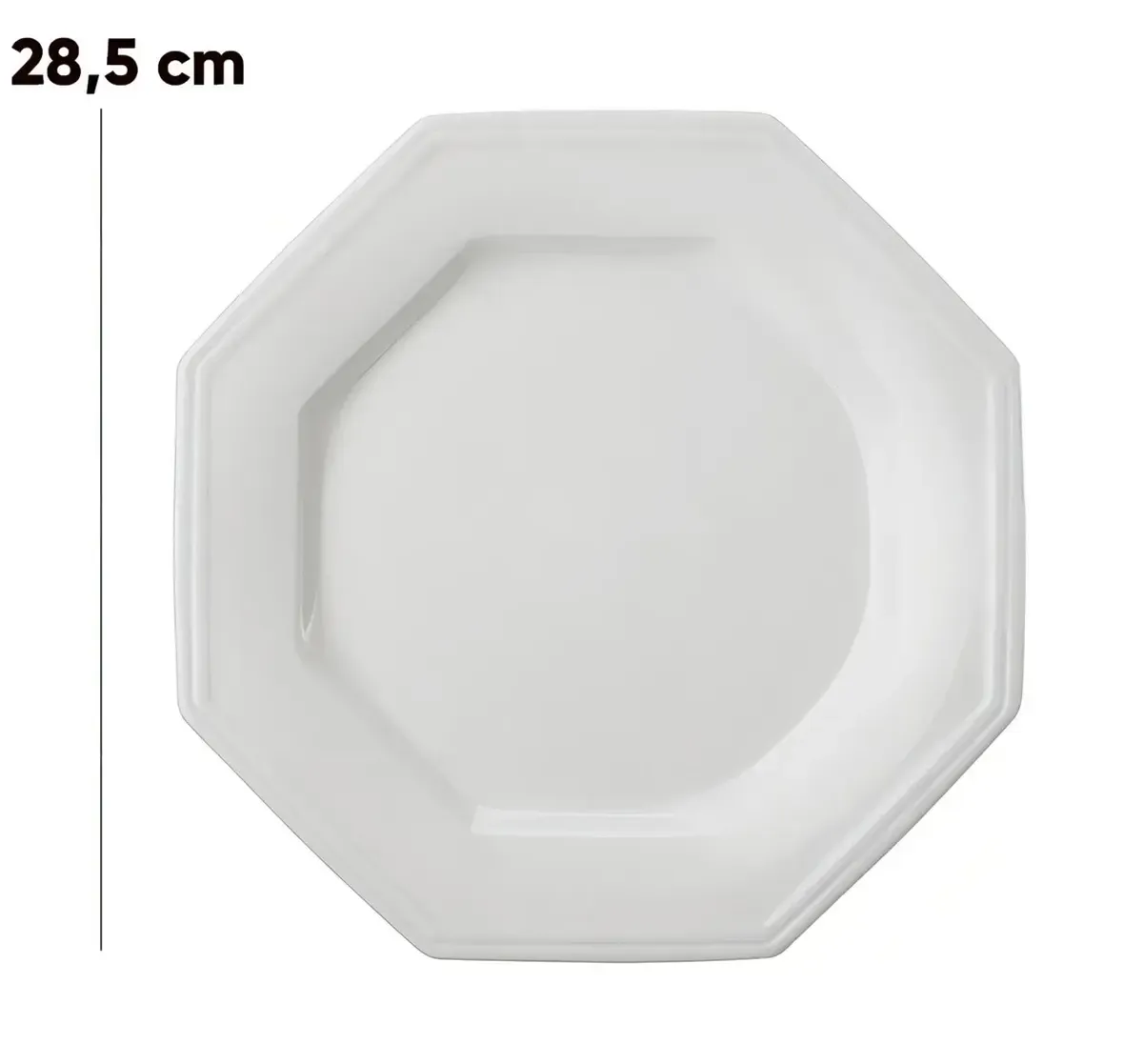 Prato Raso Porcelana 28 cm Prisma Schmidt - SCH 022 — imagem 2