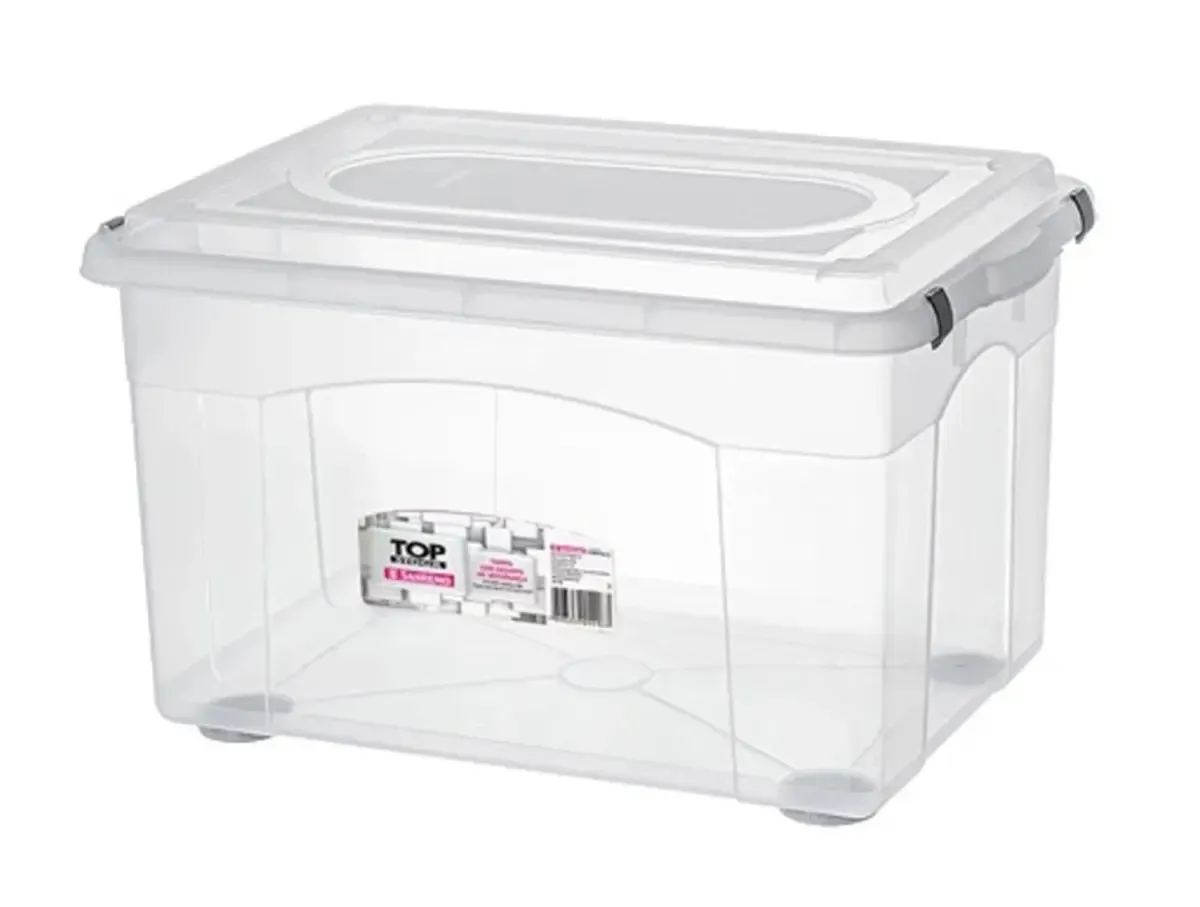 Caixa Organizadora Plástico Alta 72 L Top Stock SanRemo - SAN 162 — imagem 3