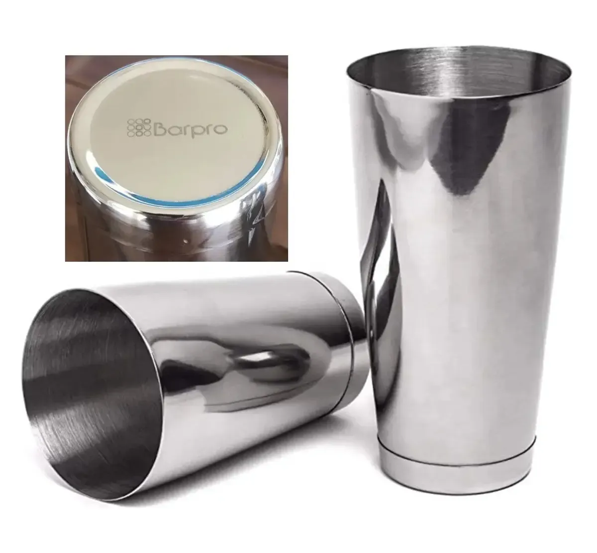 Coqueteleira Aço Inox 840ml com Peso Sem Tampa - Barpro - GAL 010 — imagem 4