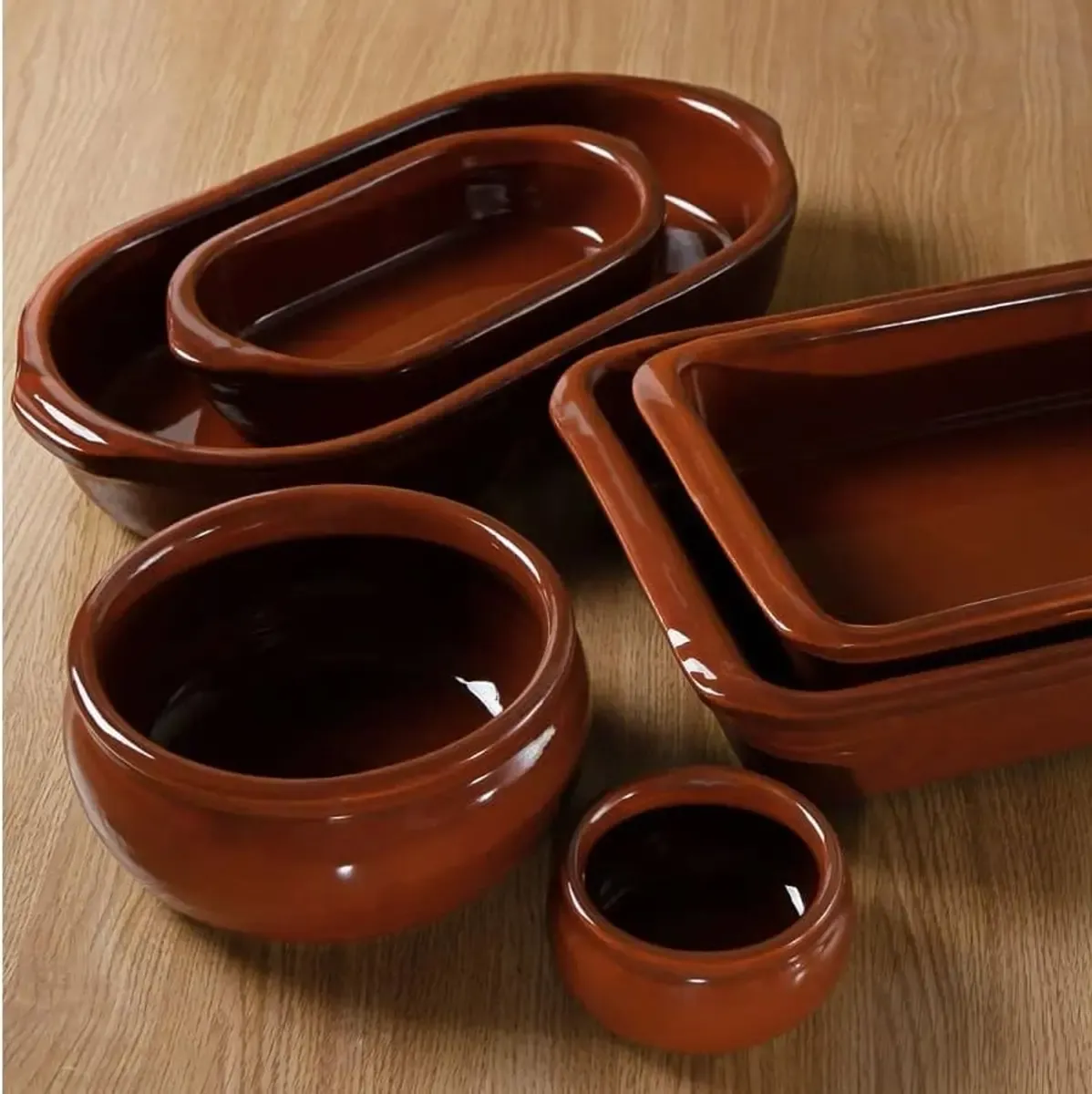 Assadeira de Barro Retangular 21 x 33 cm Casserole - CAS 012 — imagem 3