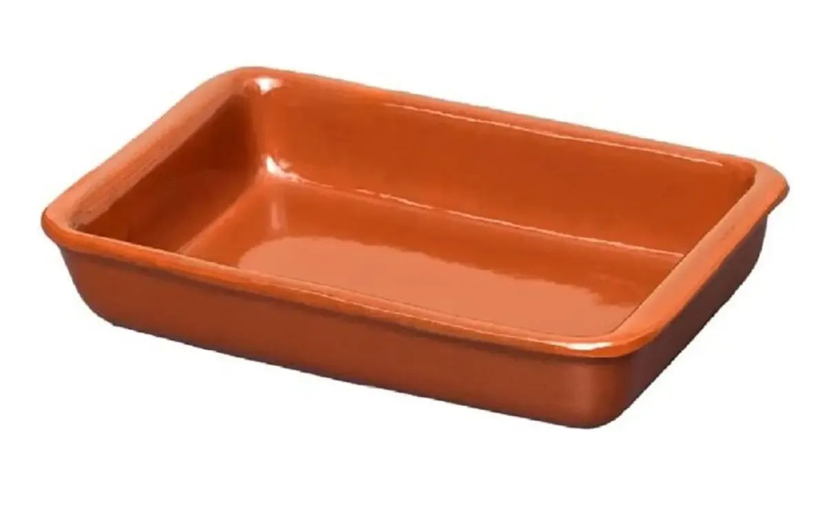 Assadeira de Barro Retangular 21 x 33 cm Casserole - CAS 012 — imagem 4