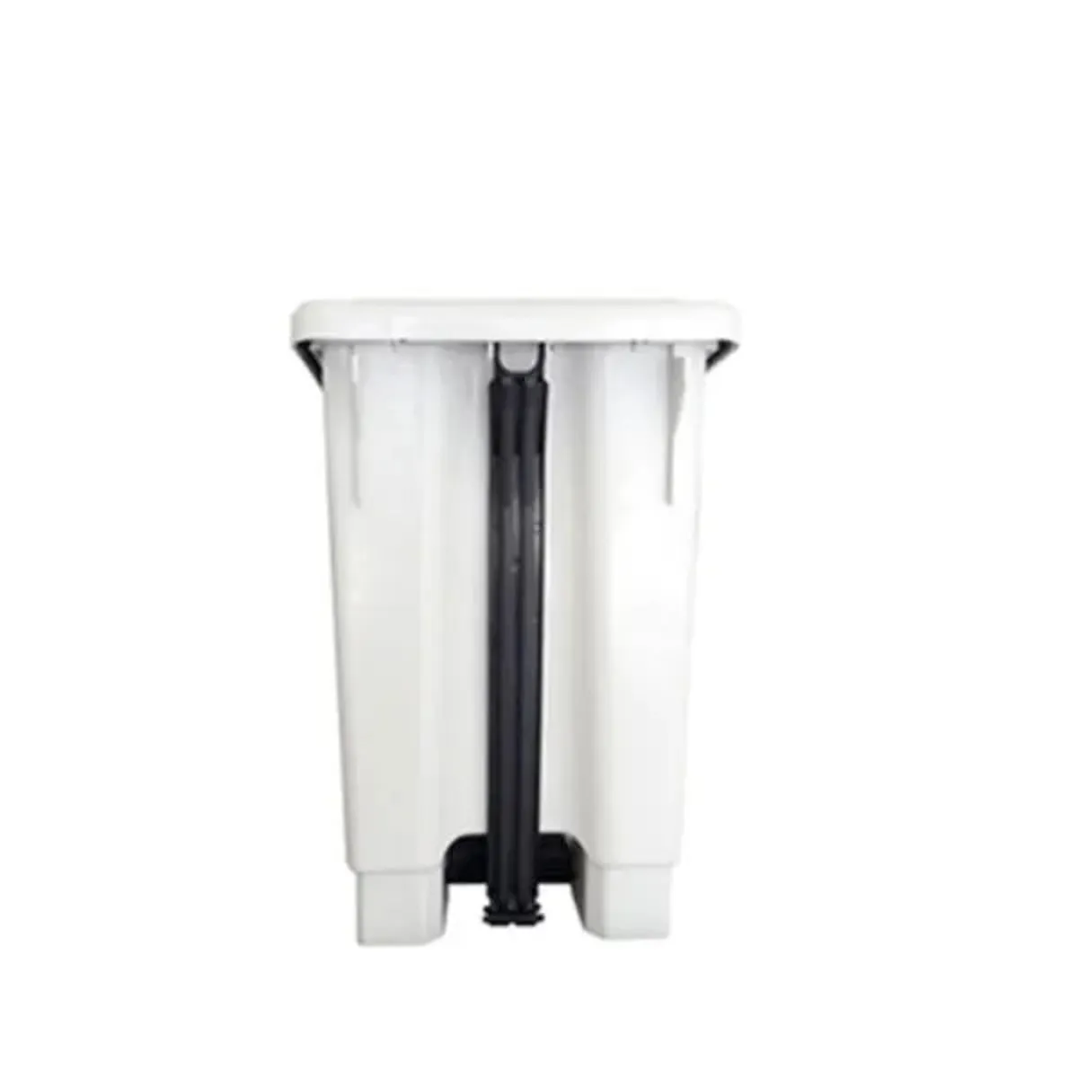 Lixeira  Plástica 100L  Com Pedal  Sem Roda  Branca - Lar Plásticos - LAR 003 — imagem 2