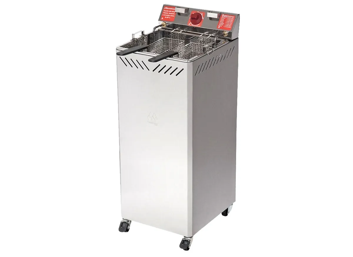 Fritadeira Elétrica Água e Óleo Gabinete Cesto Duplo Médio 25 L 220 V - FT.2.252G  - Marchesoni - 0MA 210 — imagem 2