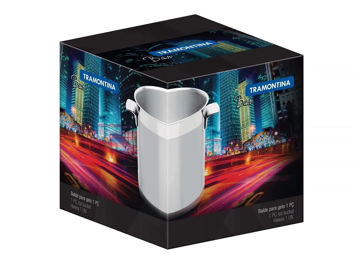 Balde de Gelo Aço Inox 1,55 L Cosmos Tramontina - TRM 500 — imagem 2