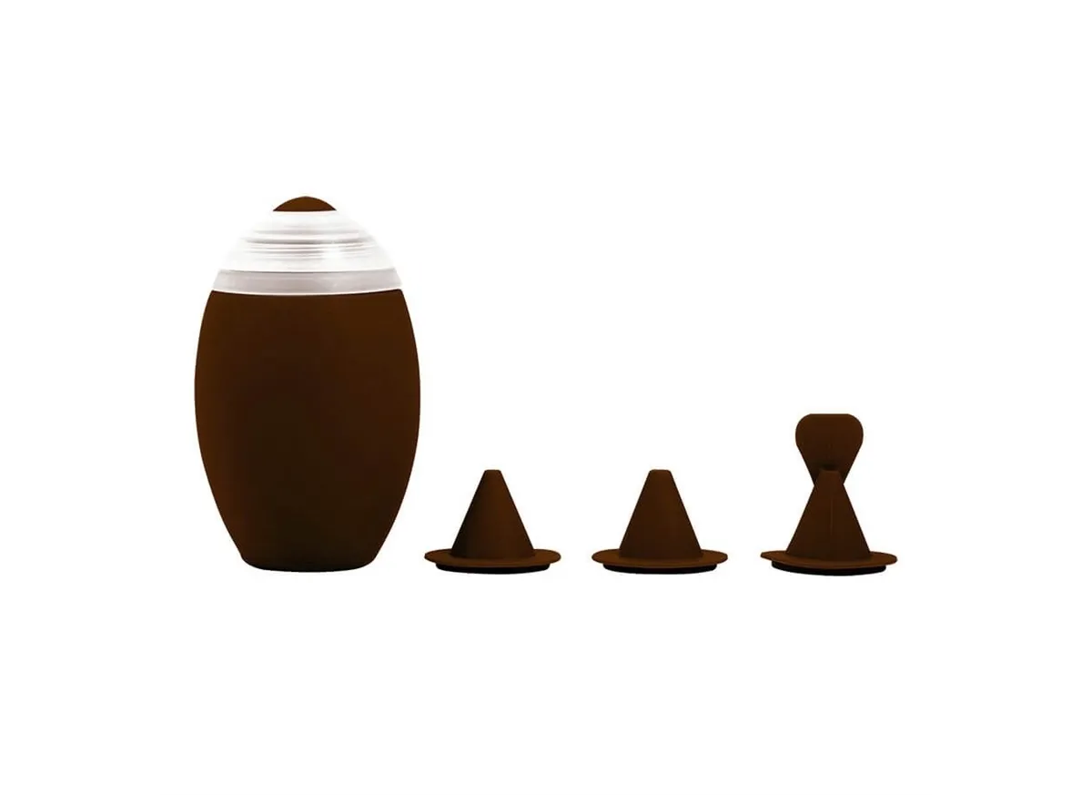 Caneta para Confeitar com 3 Bicos Silicone Marrom Patisserie Martiplast - MTP 509 — imagem 2