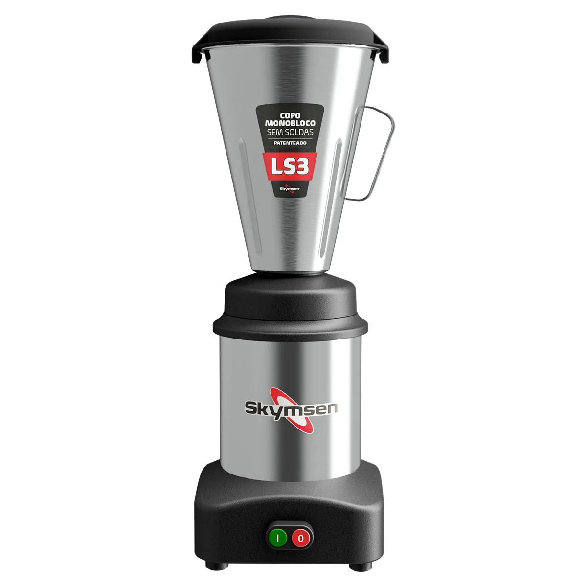 Liquidificador Baixo Rotação 3 L Copo Aço Inox 220 V - LS-03MB-N - Skymsen - 0SN 252 — imagem 2