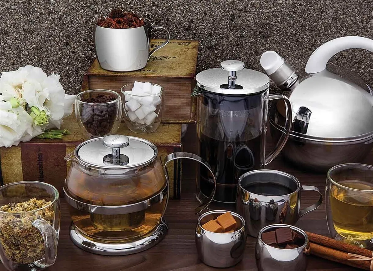 Cafeteira Francesa Vidro com Suporte e Tampa Aço Inox 420 ml Tramontina - TMT 627 — imagem 2