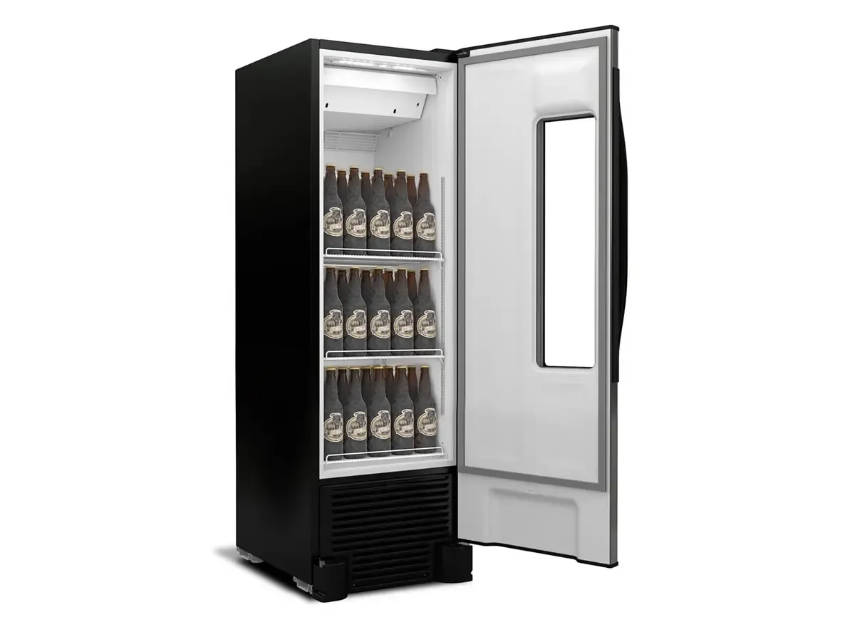 Cervejeira Vertical Aço Inox 1 Porta com Visor 262 L 110 V Beer Maxx 250 - VN25T - Metalfrio - 0MT 059 — imagem 2