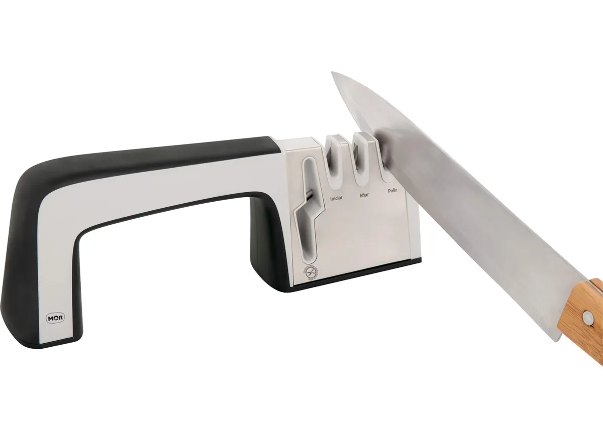 Afiador de Facas e Tesouras Aço Inox 23 cm Assador Mor - OMM 065 — imagem 2