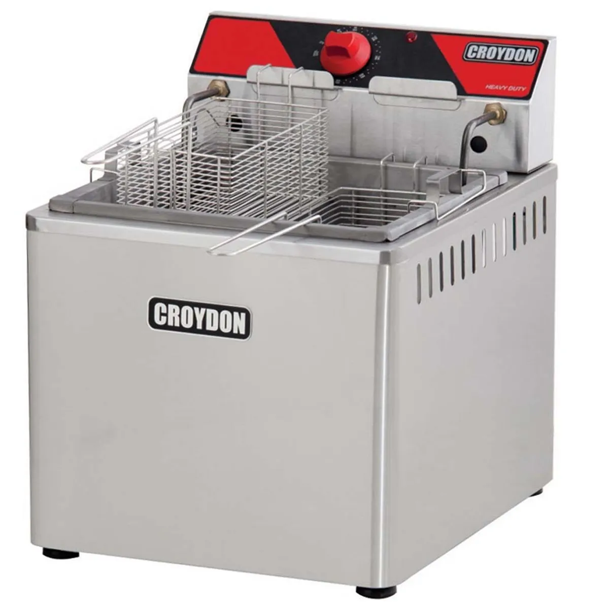 Fritadeira Elétrica Aço Inox 1 Cuba 2 Cestos 15 L 220V - FAM5 - Croydon - 0CY 020 — imagem 2