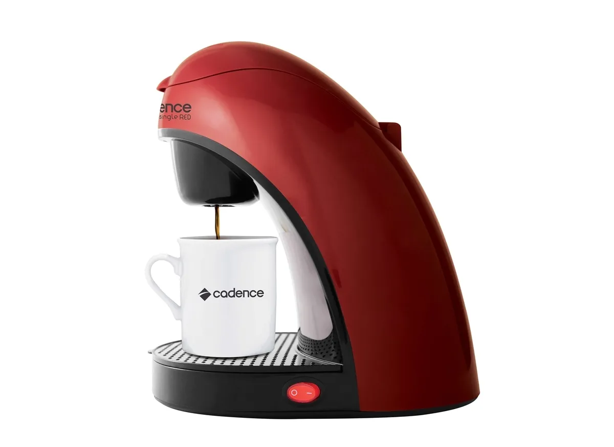 Cafeteira Elétrica Vermelha 300 ml Single Colors Cadence - 0CD 047 — imagem 3