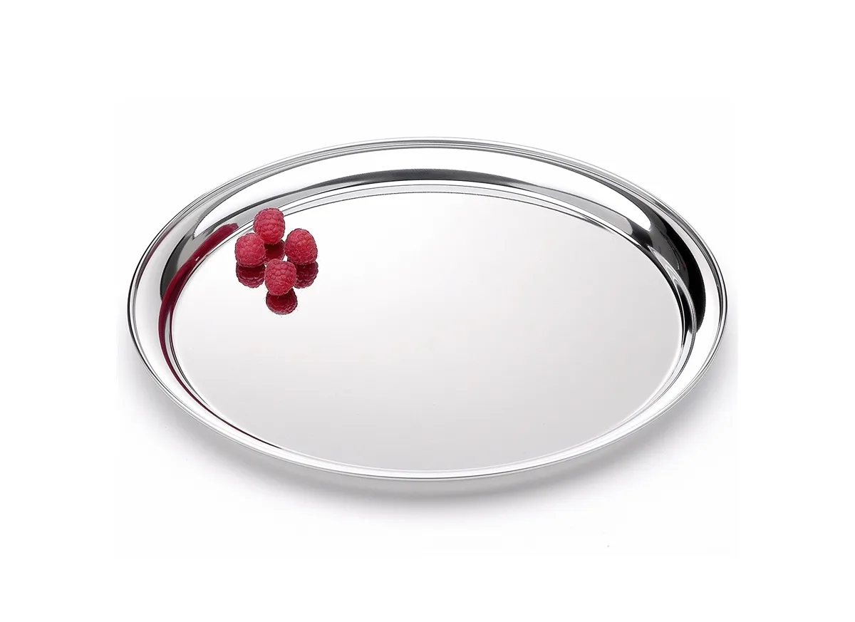 Bandeja Aço Inox Redonda 35 cm Service Tramontina - TRM 763 — imagem 2